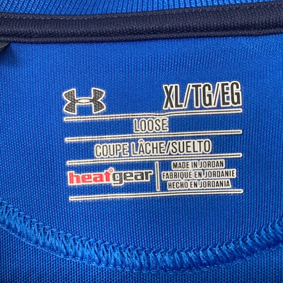 Under Armour Men’s HeatGear Golf Shirt – Blue – XL - Picture 2 of 14